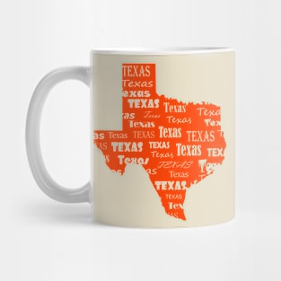 Texas Map Mug